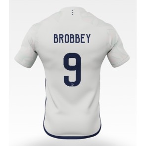 Ajax Brian Brobbey #9 Bortatröja 2023-24 Kortärmad